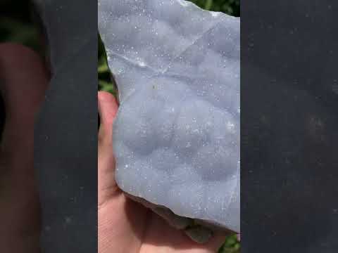 Natural Large Blue Lace Agate Crystalline Plate x 1 From Namibia