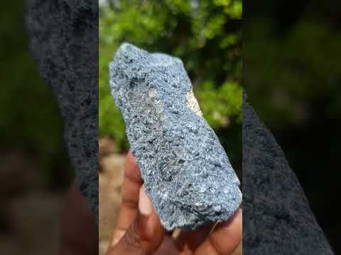 Natural Foitite Feldspar and Fluorite in a Fibrous Finger Formation x 1 From Erongo Mountain, Namibia