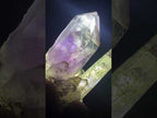 Natural Enhydro Amethyst Twin Crystal Cluster with 7 Water Bubbles x 1 From Brandberg, Namibia