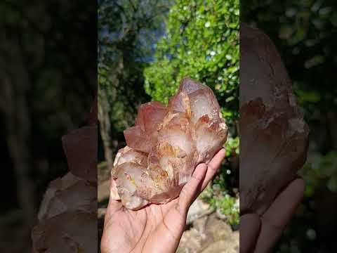 Natural Large Red Hematoid Quartz Crystal Cluster x 1 From Karoi, Zimbabwe