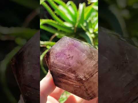 Polished Smokey Amethyst Window Display Crystal x 1 From Akansobe, Madagascar