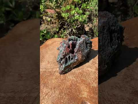 Natural Drusy Coated Ball Malachite on Red Dolomite x 1 From Mindingi Mine, Kambove, Congo