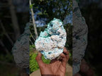 Natural Malachite Pseudomorph with Chrysocolla Specimen x 1 From Kolwezi, Congo