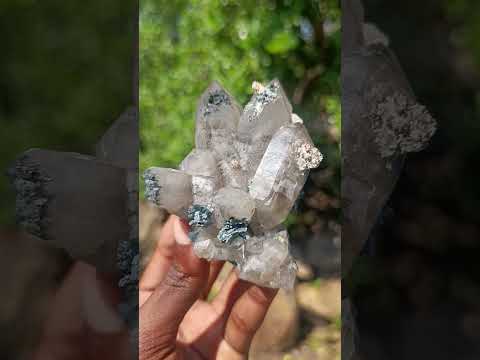 Natural Perfect Erongo Mountain Smokey Quartz Cluster with Double Terminated Crystals x 1 From Erongo, Namibia