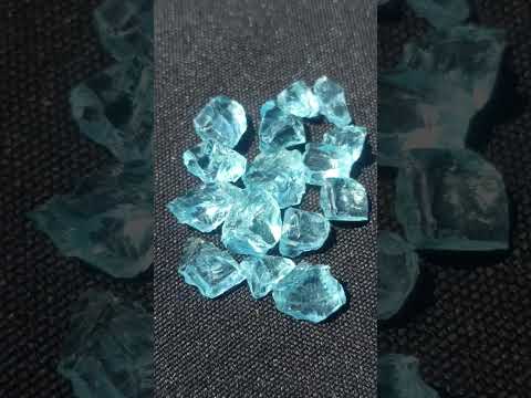 Natural Mozambique Clear Blue Aquamarine Faceting Rough Material x 1 From Mozambique