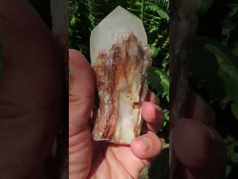 Polished White Phantom Cascading Candle Quartz Crystal x 1 From Madagascar
