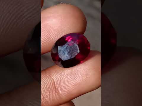 Polished 14.5 Carat Rhodolite Garnet Faceted Stone x 1 From Tanga, Tanzania