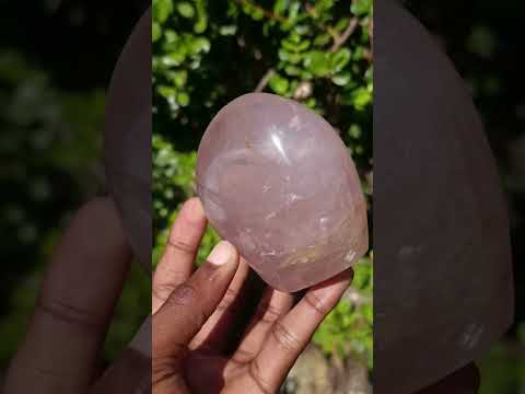 Polished Gemmy Translucent Star Rose Quartz Display Piece x 1 From Ambatondrazaka, Madagascar