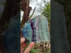 Polished and Natural Pair of Watermelon Fluorite Specimens x 1 From Uis, Namibia