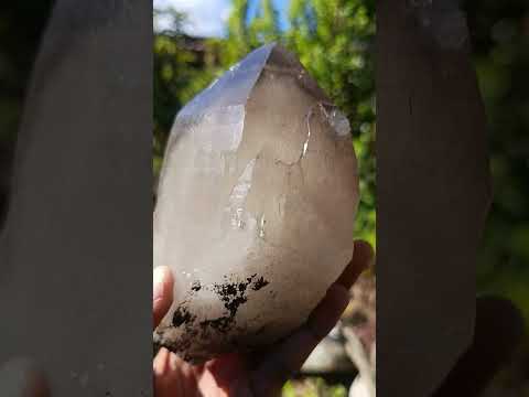 Natural Large Cascading Smokey Tessin Quartz Crystal x 1 From Mulanje, Malawi