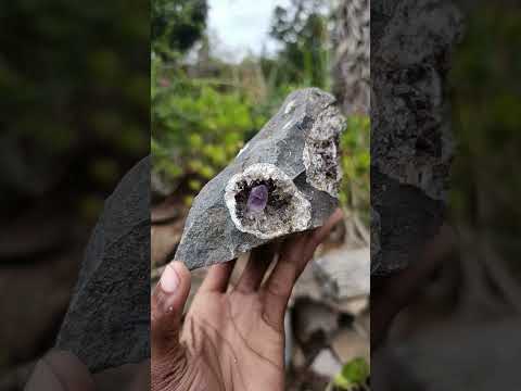 Natural Cabinet Size Brandberg Quartz Crystal Vug Specimen x 1 From Brandberg, Namibia