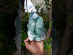 Natural Green Cubic Fluorite Crystal Specimen x 1 From Mandrosonoro Madagascar