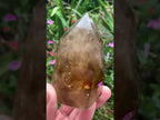 Polished Rare Smokey Citrine Twin Quartz Crystal x 1 From Madagascar