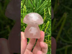 Polished Gemmy Star Rose Quartz Button Mushroom x 1 From Ambatondrazaka, Madagascar