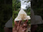 Natural Rare Etched Candle Quartz Cluster Specimen x 1 From Madagascar
