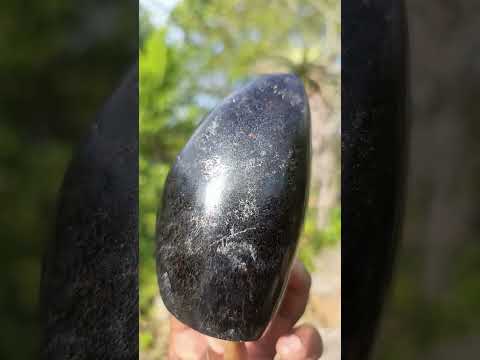 Polished Schorl Black Tourmaline Standing Display Piece x 1 From Madagascar