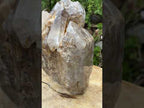 Polished XL Smokey Cascading Window Quartz Crystal  x 1 From Madagascar