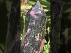 Polished Pink Rhodonite Display Crystal x 1 From Madagascar