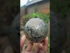 Polished Golden Pyrite "Pharaoh Stone" Sphere x 1 From Iron Duke Mine, Zimbabwe