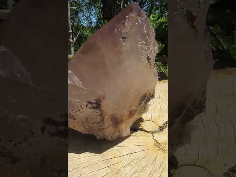 Polished Large Smokey Quartz Floater Crystal x 1 From Mulanje, Malawi