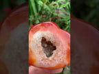 Polished Carnelian Gemstone Heart x 1 From Madagascar