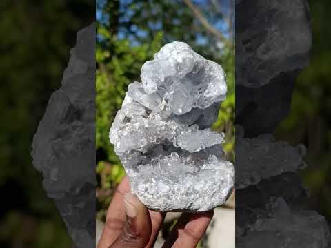 Natural Cabinet Size Blue Celestite Crystal Specimen x 1 From Sakoany Madagascar