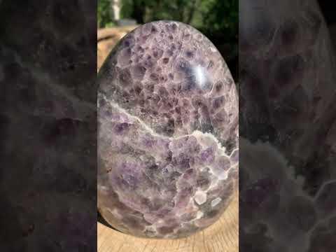 Polished Extra Large Flower Chevron Amethyst Display Piece x 1 From Madagascar