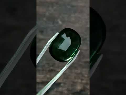 Polished Verdelite Green Tourmaline Cushion Cut Faceted Gemstone x 1 From Karibib, Namibia