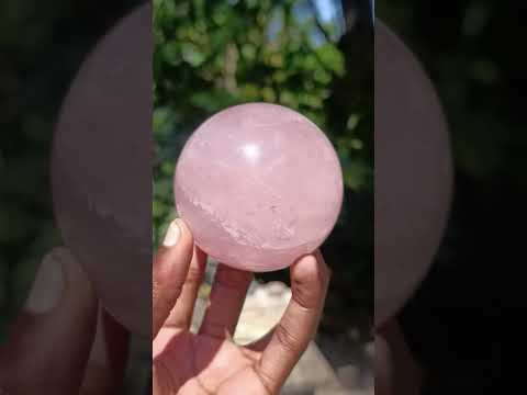 Polished Gemmy Star Rose Quartz Sphere x 1 From Ambatondrazaka, Madagascar