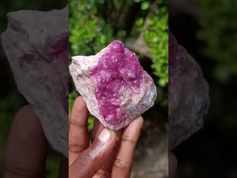 Natural Hot Pink and Frosty Spherocobaltite Specimen x 1 From Mashamba West Mine, Congo