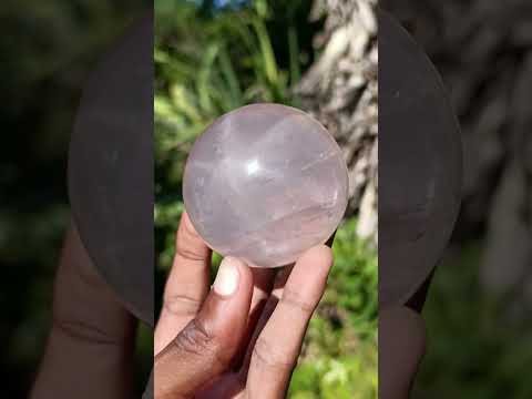 Polished Exquisite Star Rose Quartz Sphere x 1 From Ambatondrazaka, Madagascar