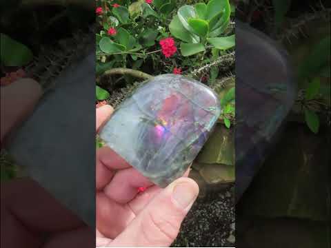 Polished Rare Purple Labradorite Standing Free Form x 1 From Tulear, Madagascar