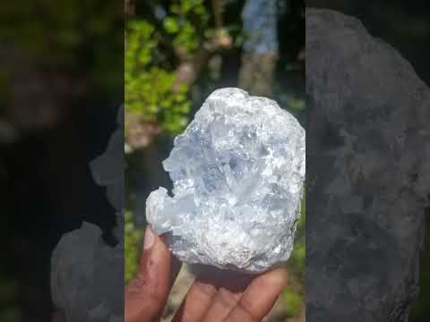 Natural Blue Celestite Vug Specimen x 1 From Sakoany Madagascar