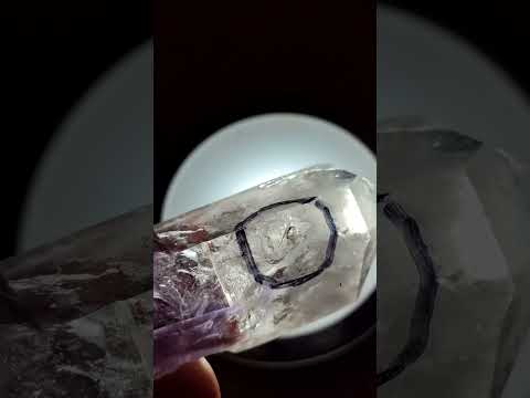 Natural Enhydro Brandberg Amethyst Crystal x 1 From Brandberg, Namibia