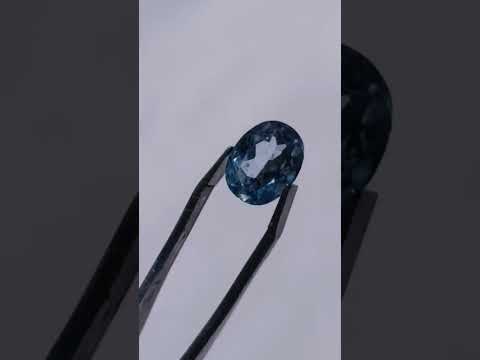 Polished Pair of Bright Sky Blue Aquamarine Faceted Stones x 1 From Erongo, Namibia