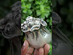 Hand Made Antique High Quality Silver Grape and Fruit Purse Art Piece x 1 From Italy