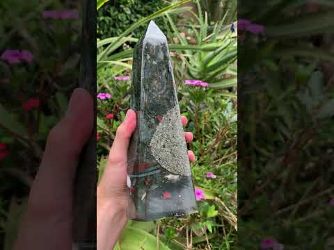 Polished Large Bloodstone Tower x 1 From Swaziland
