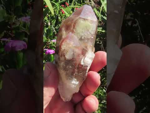 Natural Red Hematoid Quartz Crystal x 1 From Karoi, Zimbabwe