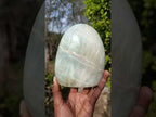 Polished Garnierite Nickel Moonstone Standing Display Piece x 1 From Madagascar