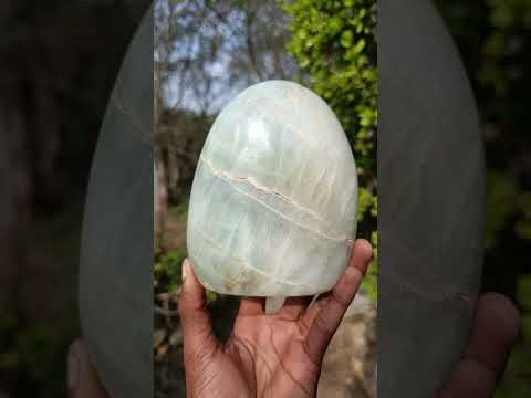 Polished Garnierite Nickel Moonstone Standing Display Piece x 1 From Madagascar