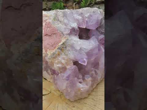 Natural XL Jacaranda Amethyst Quartz Geode x 1 From Mumbwa, Zambia