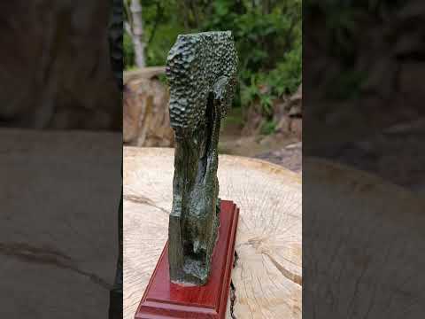 Hand Made Green Verdite Giraffe Carving x 1 From Zimbabwe
