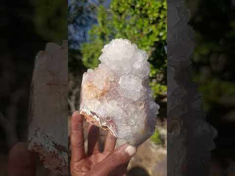 Polished and Natural Large Crystalline Ball Agate Cluster x 1 From Maintirano, Madagascar