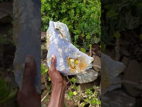 Natural Giant Blue Chalcedony specimen x 1 From Nsanje, Malawi