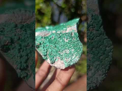 Natural Botryoidal Crystalline Malachite Specimen x 1 From Kolwezi, Congo