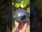 Polished "Water Sapphire" Iolite Sphere x 1 From Madagascar