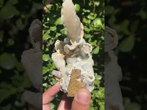 Natural Rare Spearhead Fluorescent Calcite Specimen x 1 From Albert's Mountain, Lesotho