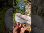 Polished Banded Agate Crystalline Centred Geode x 1 From Maintirano, Madagascar
