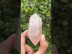 Polished Double Terminated Gemmy Rose Quartz Crystal x 1 From Ambatondrazaka, Madagascar