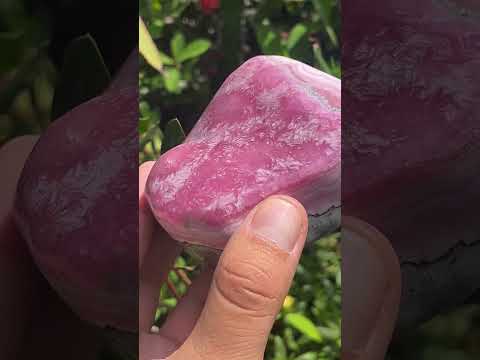 Polished Cobaltion Calcite On Dolomite Free Form x 1 From Kakanda, Congo